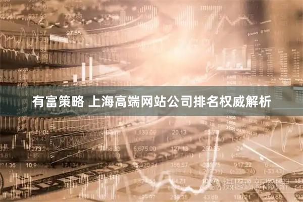 有富策略 上海高端网站公司排名权威解析